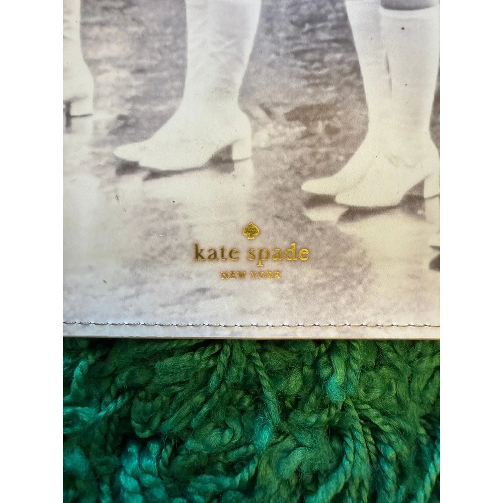 Kate Spade Pouch Women Large Gray Excellent Kick Up Your Heels‎ Go-Go Boots